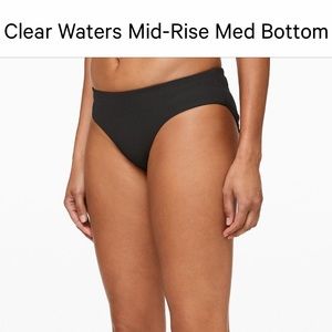 New Clear Waters mid rise bikini bottoms.
